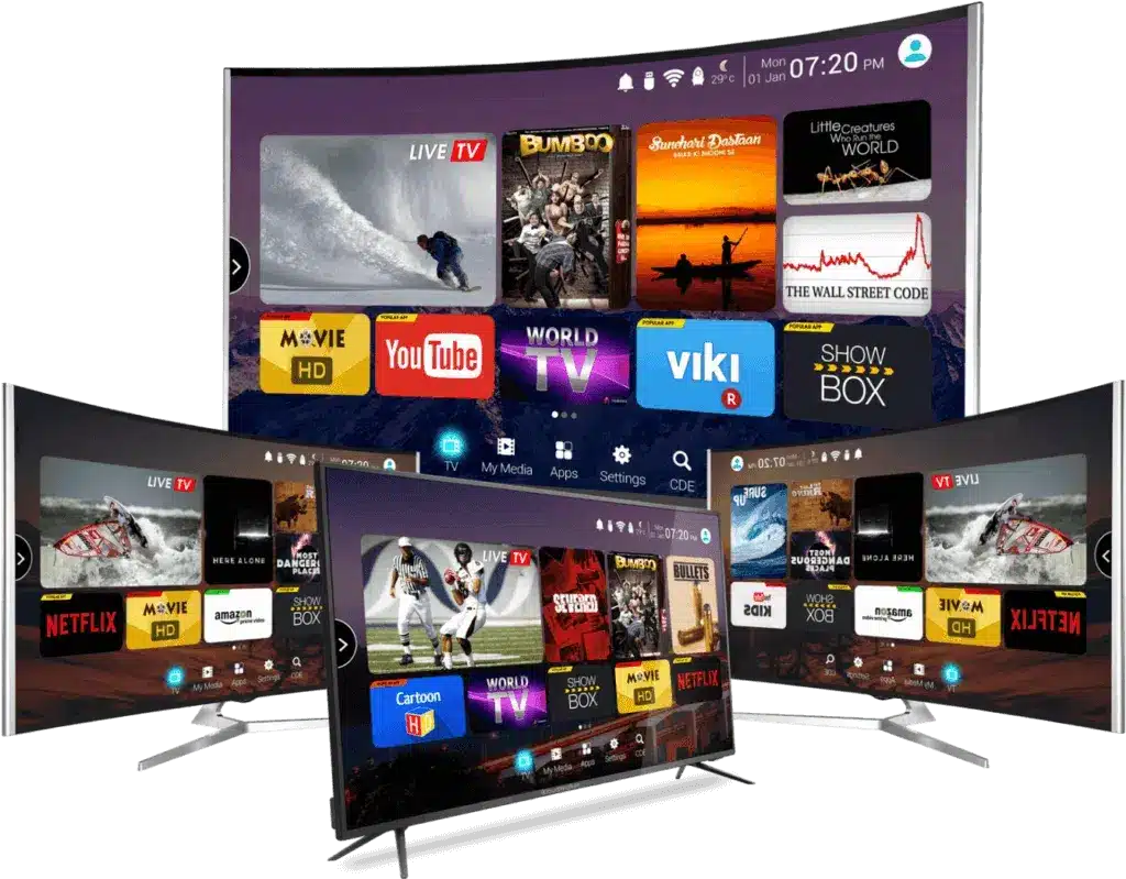 Family watching premium IPTV in Toronto